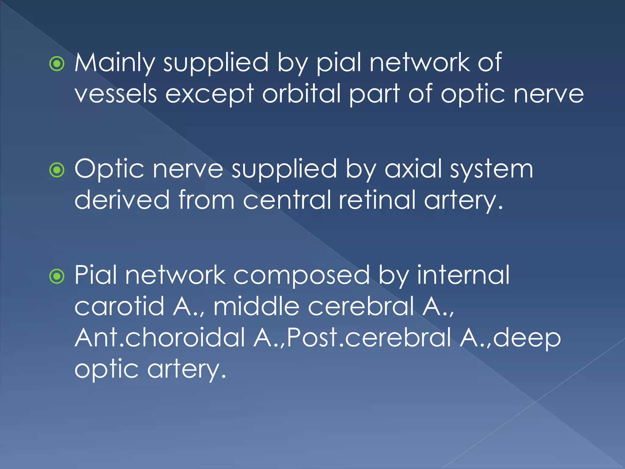 Anatomy of visual pathway | PPT