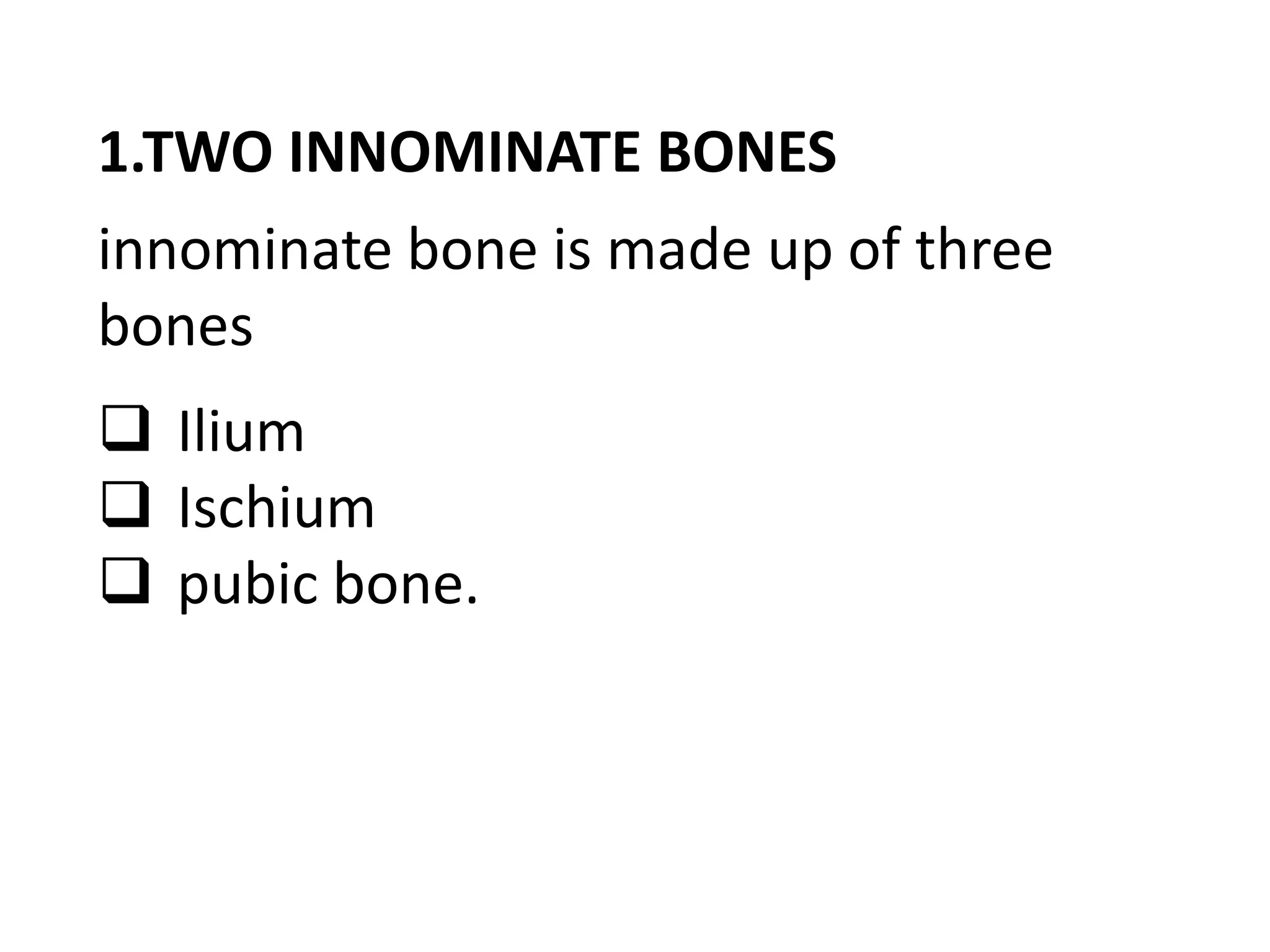 Anatomy pelvic bone | PPTX