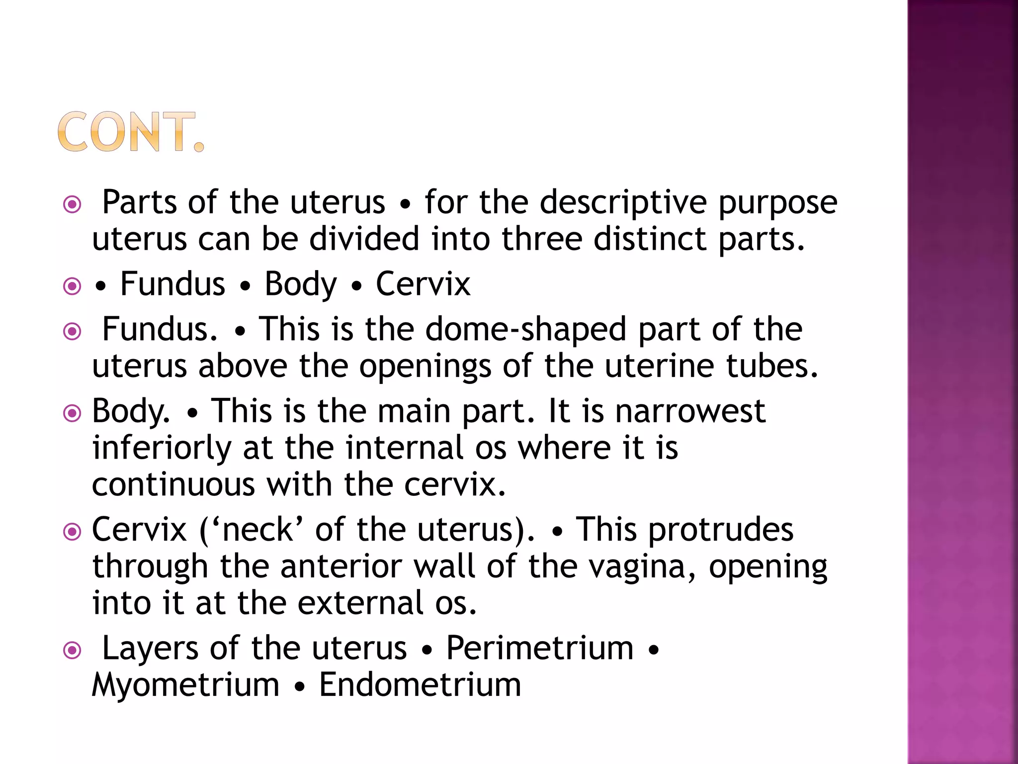 Anatomy & physiology of female reproductive system | PPTX