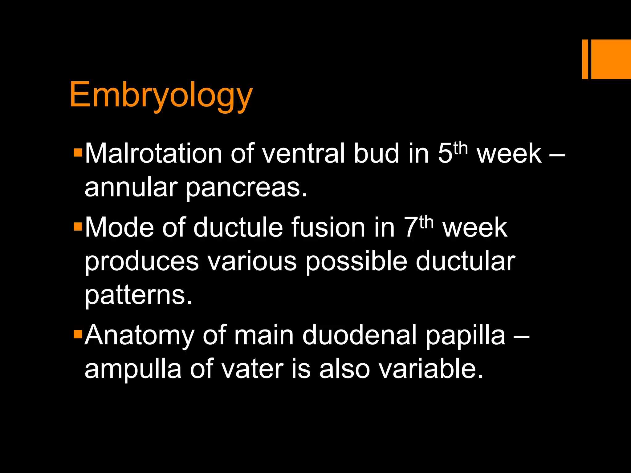 Anatomy & physiology of pancreas | PPTX