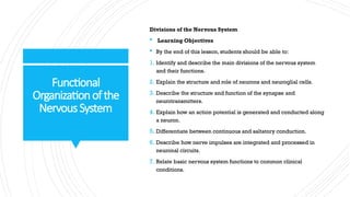 integration and coordination of nervous system | PPTX