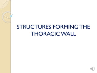 ANATOMY_ structures forming thoracic wall.pdf Biology Diagrams