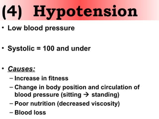 Anatomy Unit 2 Notes: Blood Pressure & Heart Disorders | PPT