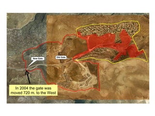 In 2004 the gate was moved 720 m. to the West New Gate Old Gate 