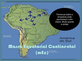 Os tipos de clima do Brasil
