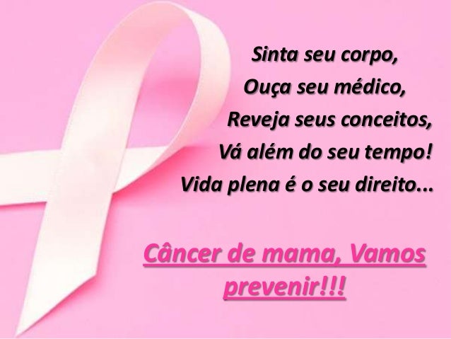 Anúncio Outubro Rosa Prevenção Do Câncer De Mama