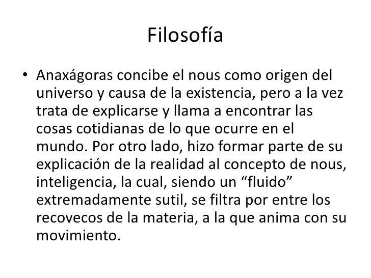 Anaxagoras Anaxagoras