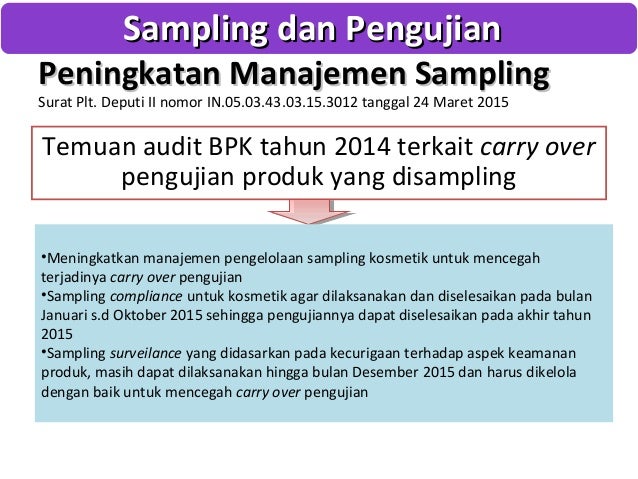 Pengawasan Post Market Obat Tradisional Kosmetika dan Pengawasan Post Market Obat Tradisional Kosmetika dan