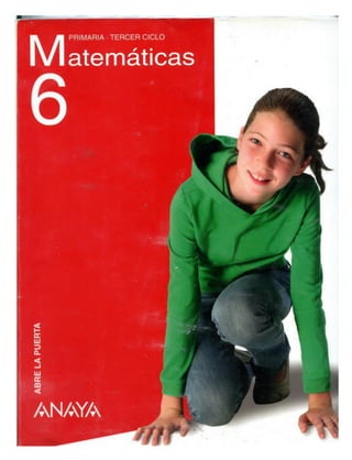 Anaya matematicas 6