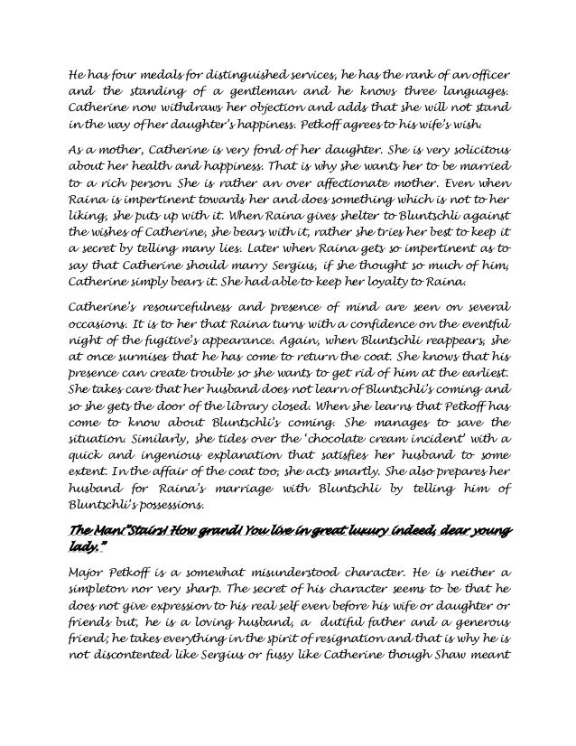 "After Reading Bernard Shaw's Arms and The Man, The Way I Tho…