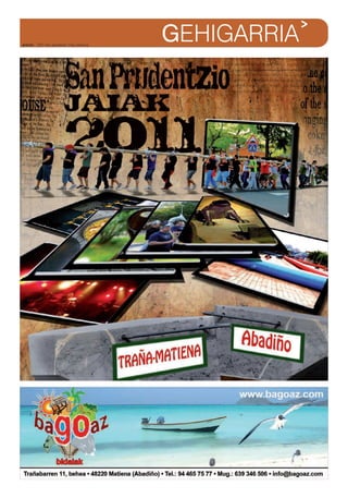 anboto 2011ko apirilaren 15a, barikua
                                        GEHIGARRIA
 