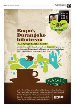 Publizitatea
anboto 2011ko ekainaren 10a, barikua                  5
                                                          P
 