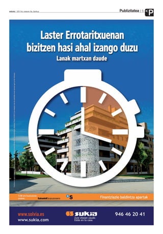 Publizitatea
anboto 2011ko irailaren 9a, barikua                  5
                                                         P
 