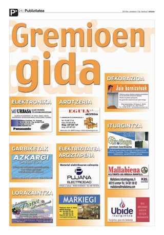 Publizitatea
P   24                  2012ko uztailaren 13a, barikua anboto
 