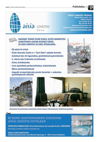 Publizitatea
anboto 2012ko uztailaren 20a, barikua                  5
                                                           P
 