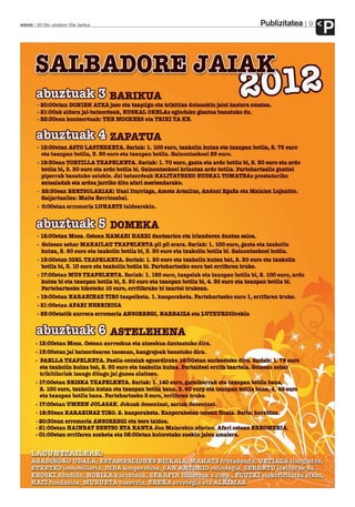 Publizitatea
anboto 2012ko uztailaren 20a, barikua                  9
                                                           P
 