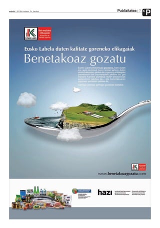 Publizitatea
anboto 2012ko irailaren 7a , barikua                  7
                                                          P
 