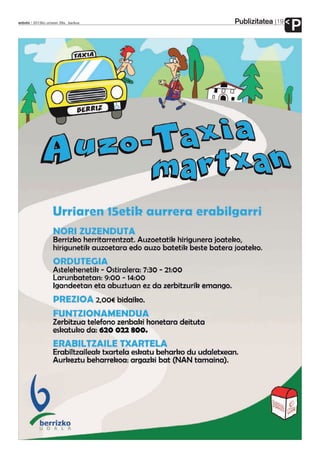 Publizitatea
anboto 2012ko urriaren 26a , barikua                  19
                                                           P
 