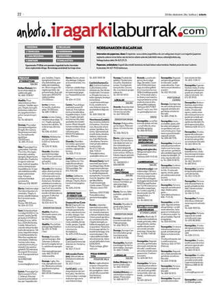 22 	 2013ko ekainaren 28a, barikua | anboto
 