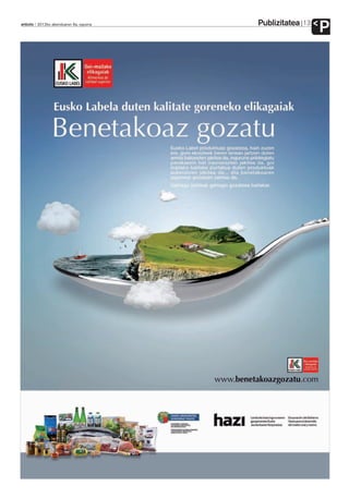 Publizitatea   13
anboto 2012ko abenduaren 6a, eguena
                                                          P
 