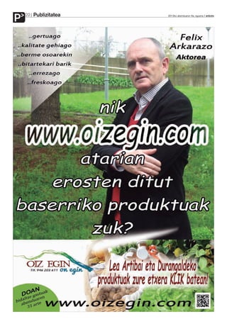 22   Publizitatea
P                       2012ko abenduaren 6a, eguena anboto
 