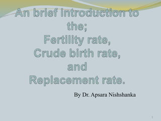 By Dr. Apsara Nishshanka 
1 
 