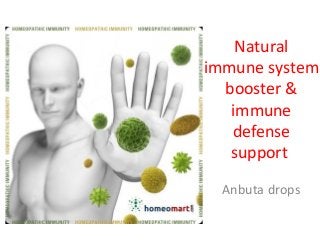 Natural
immune system
booster &
immune
defense
support
Anbuta drops
 