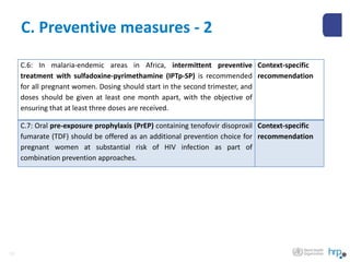 Comprehensive WHO Guidelines on Antenatal Care for Healthy Pregnancies ...