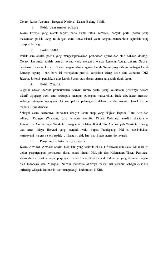 Berikut Yang Termasuk Ancaman Yang Datang Dari Dalam ...