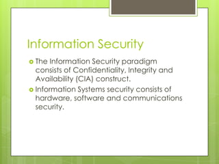 Secure Construct Ancaman & kelemahan server | PPTX