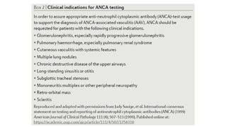 ANCA POSITIVE VASCULITIS.pptx vasculitis | PPTX