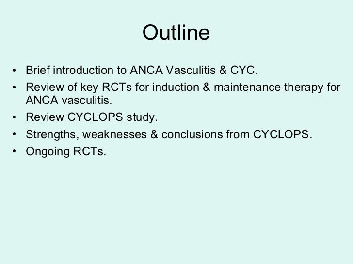 Vasculitic neuropathy cytoxan