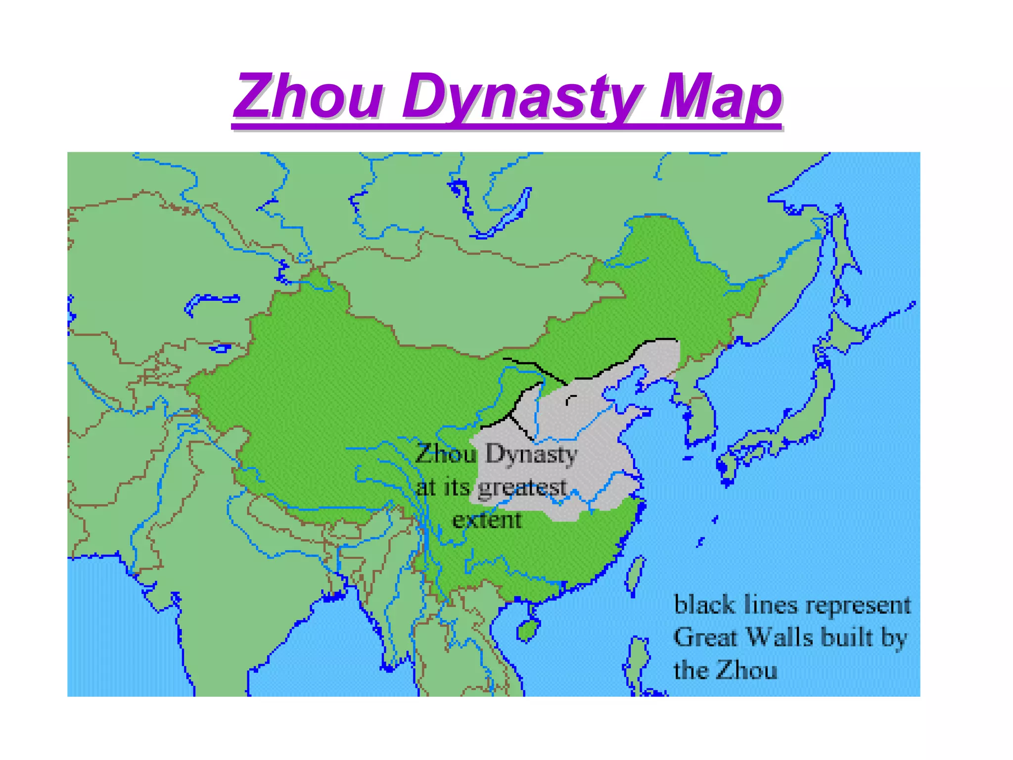 Zhou Dynasty Map
 