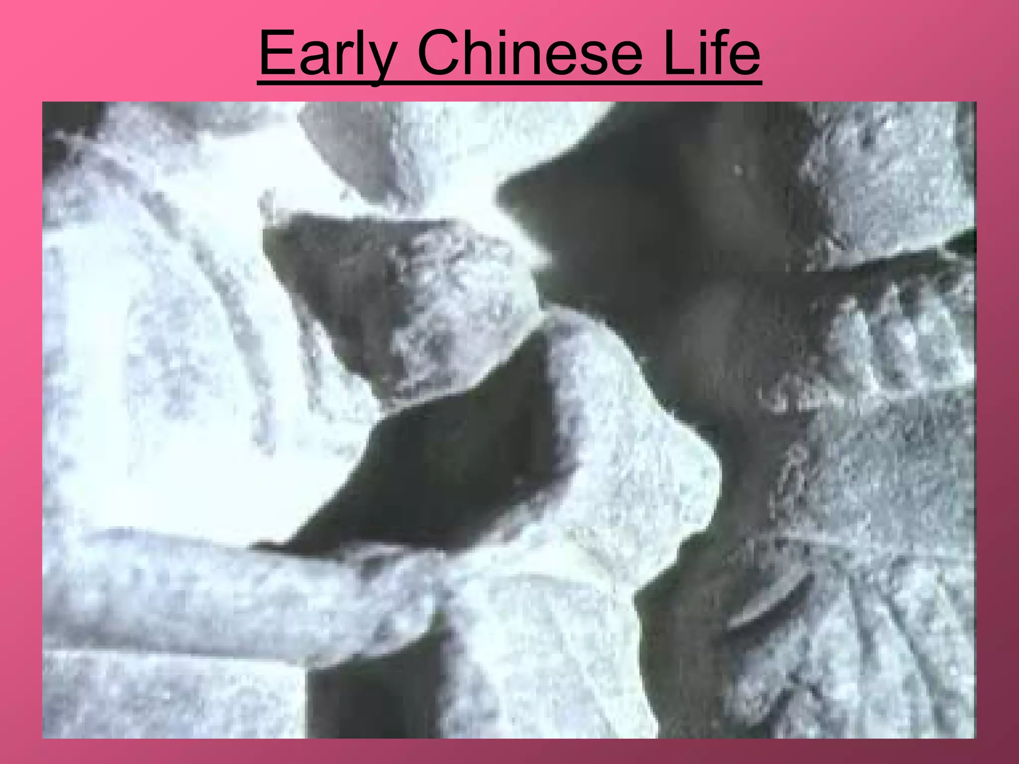 Early Chinese Life
 