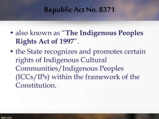 Ancestral Claims and Domains | PPTX