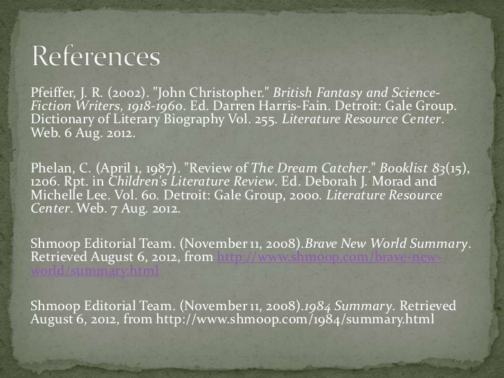DLB 255 British Fantasy and Science Fiction Writers 19181960 Dictionary of Literary Biography