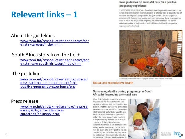 Anc Guideline Presentation - 