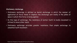 Anchorage and its control | PPTX
