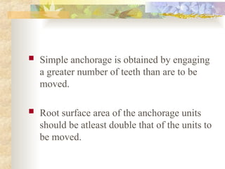 Anchorage in orthodontics-Dr Anuradha.ppt