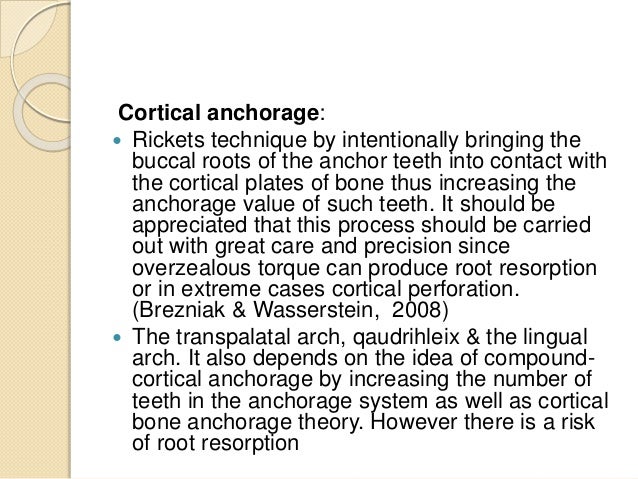 Anchorage In Orthodontics Dr Lubna Abu Alrub