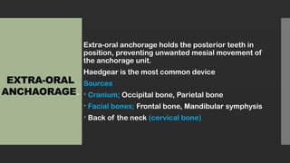 ANCHORAGE IN ORTHODONTICS.pptx Makerere. | PPTX