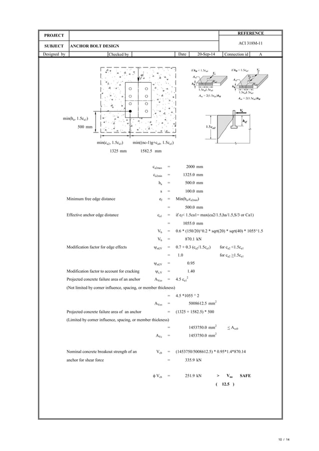 Anchor bolt design PDF
