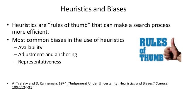 the anchoring heuristic