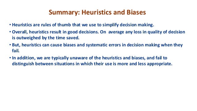 example of the anchoring and adjustment heuristic example of the anchoring and adjustment heuristic