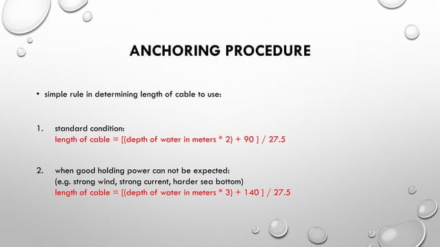 Standard Anchoring And Anchoring Procedures Pdf
