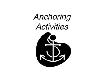 Anchoring
Activities
 