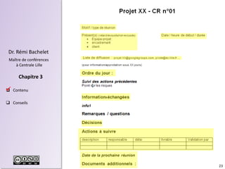 23
Dr. Rémi Bachelet
Maître de conférences
à Centrale Lille
 Contenu
 Conseils
Chapitre 3

 