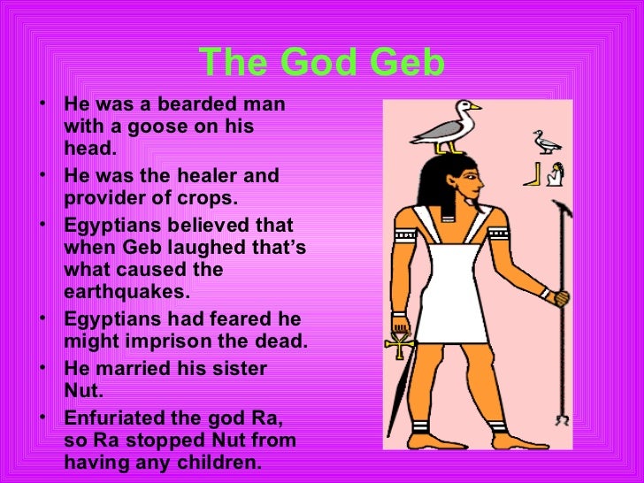 ancient egyptians god and goddesses