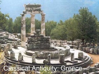 Classical Antiquity: Greece 