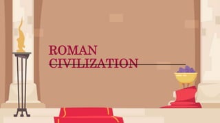 ROMAN
CIVILIZATION
 